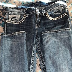 Vigoss dark wash jeans straight leg size 30